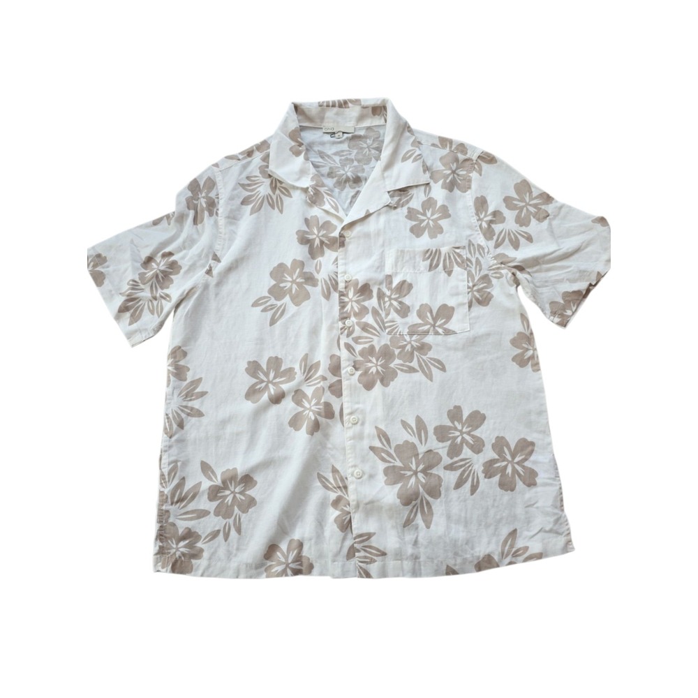Onia Air Linen-Blend Convertible Vacation Shirt Men's‎  M
